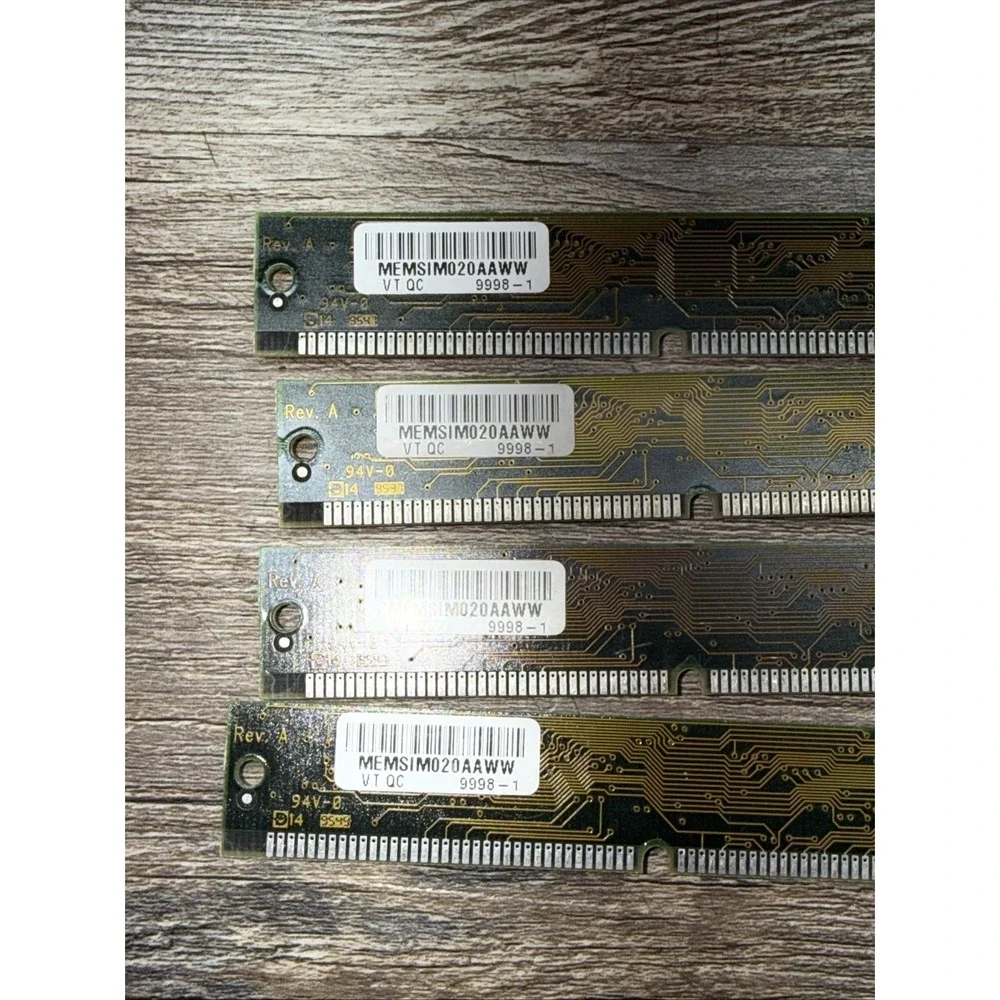 4x MEMSIM020AAWW Non Parity EDO Memory SEC KM48C2104AJ-6